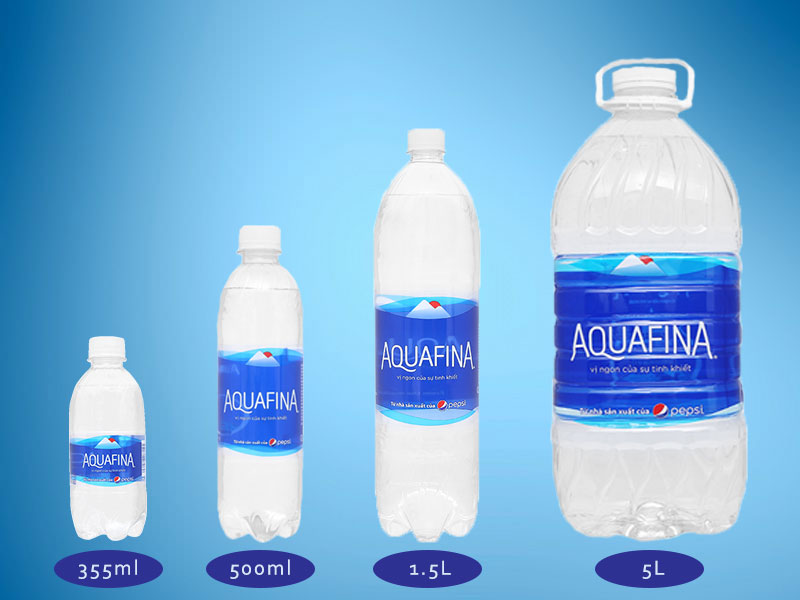 Các loại nước Aquafia